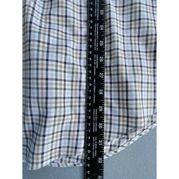 Maker & Company Classically Tailored plaid long sleeve button down shirt size XL - Picture 10 of 11